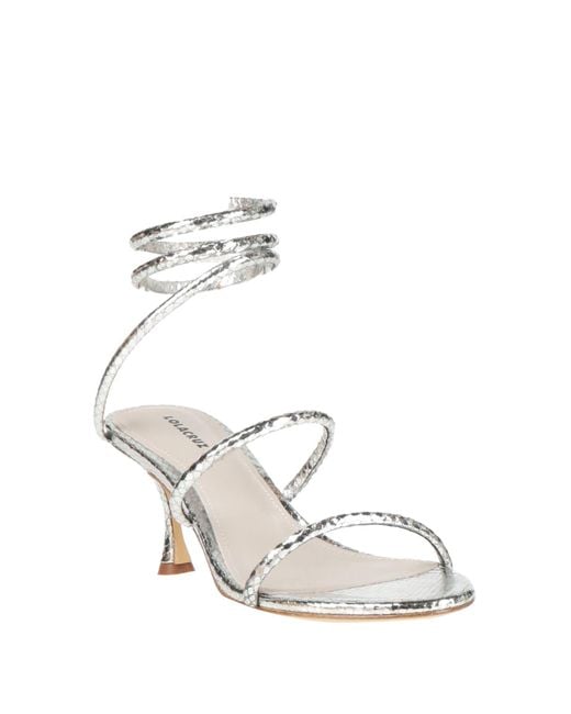 Lola Cruz White Sandals