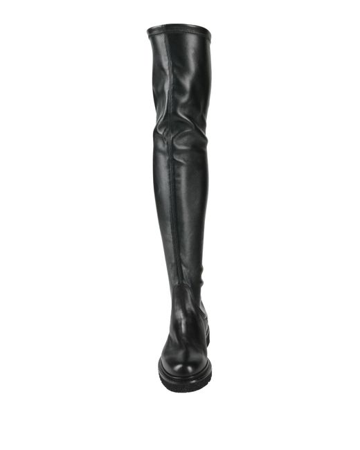 Guglielmo Rotta Black Boot Leather