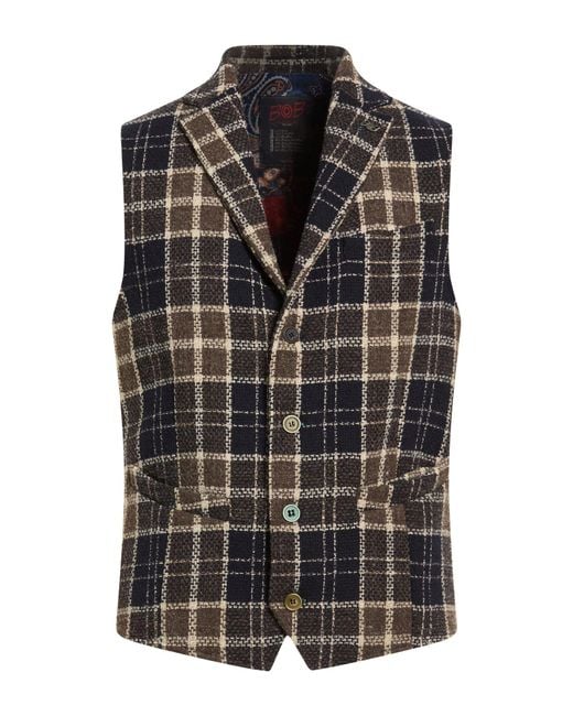 Bob Black Tailored Vest Acrylic, Polyester, Wool for men