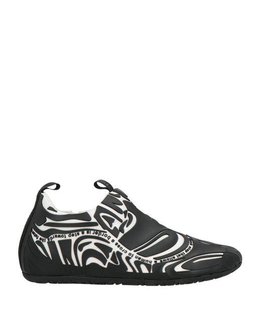 RBRSL RUBBER SOUL Black Sneakers Textile Fibers, Rubber for men