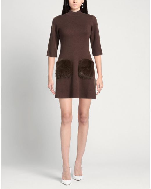 No Secrets Brown Mini Dress