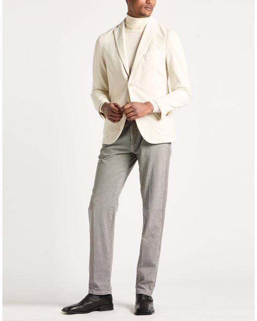Boglioli Natural Blazer Cotton, Modal, Elastane for men