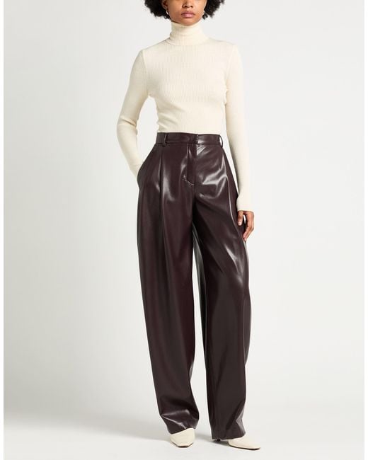 ANDAMANE Blue Pants Polyester, Polyurethane