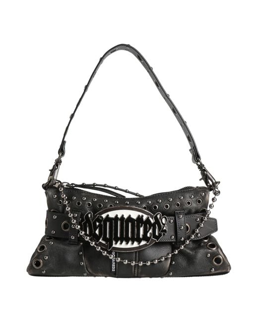 DSquared² Black Handbag Leather