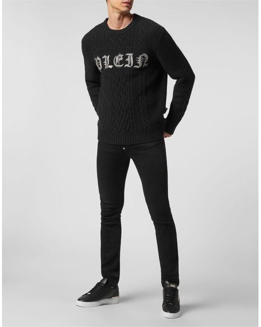 Pullover Philipp Plein pour homme en coloris Black