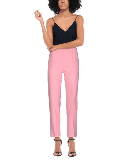 D.exterior Natural Pants Polyester, Elastane