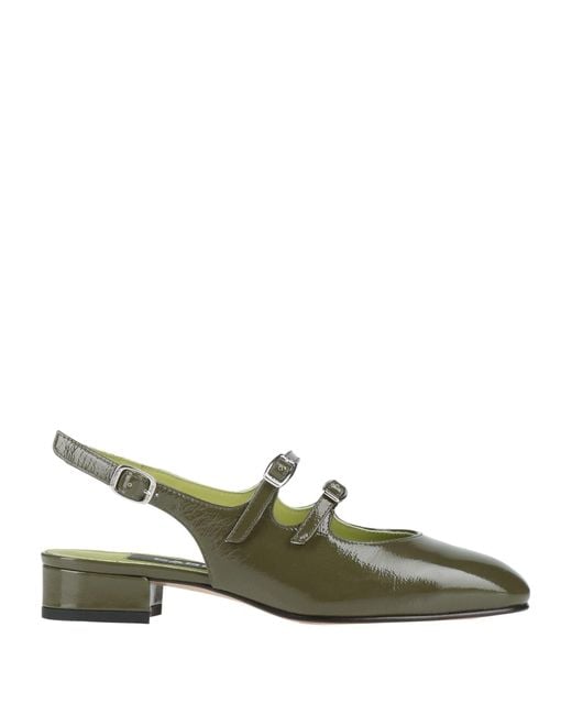 CAREL PARIS Green Ballet Flats