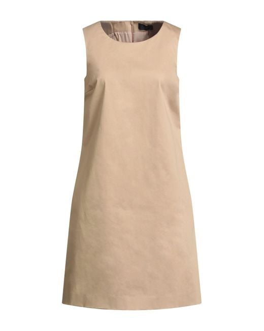 Peserico Natural Mini-Kleid