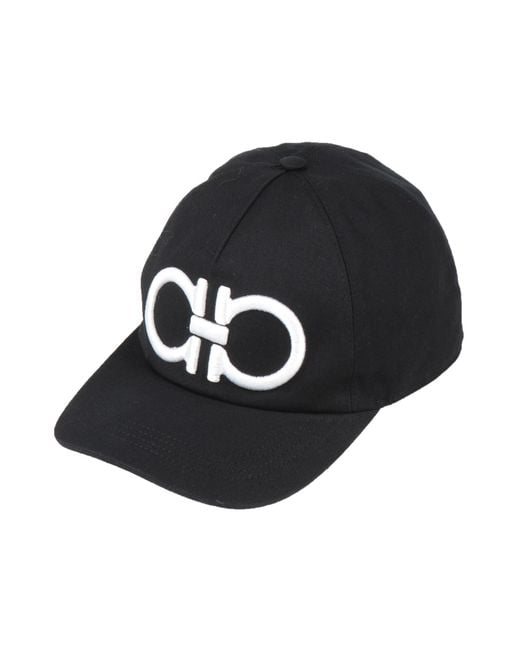 Ferragamo Black Hats for men
