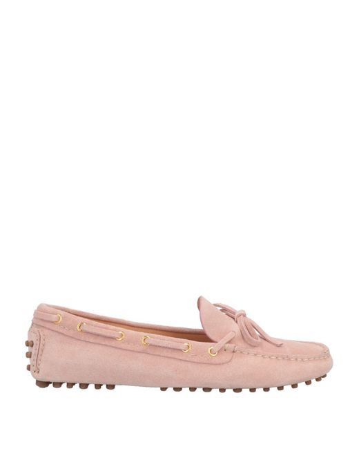 Car Shoe Pink Loafers