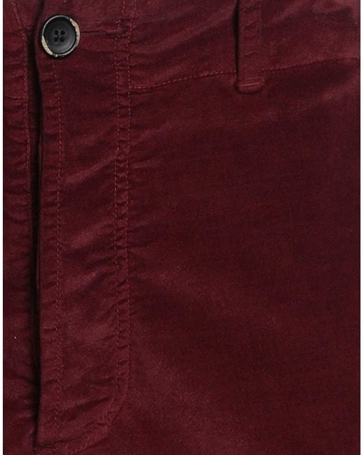 Uma Wang Red Brick Pants Cotton, Modal, Elastane for men