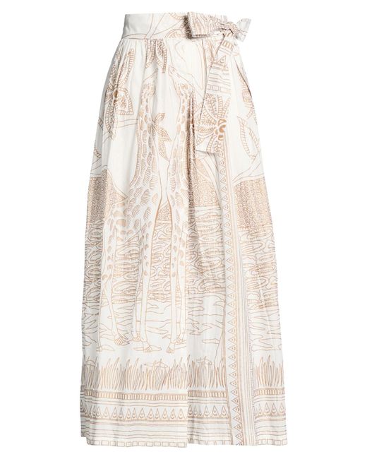 CONNOR & BLAKE Natural Maxi Skirt Cotton