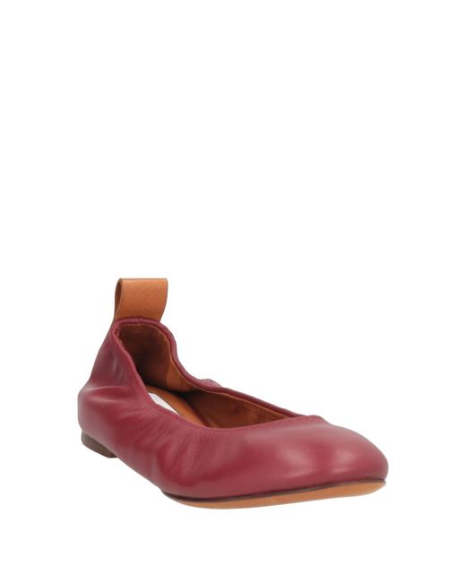 Lanvin Pink Ballet Flats