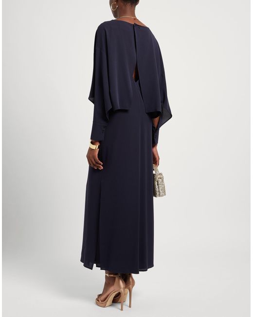 Robe longue Erika Cavallini Semi Couture en coloris Black