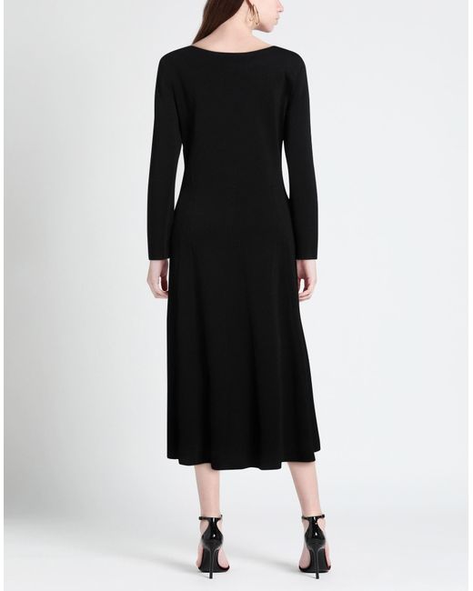 Marina Rinaldi Black Midi Dress