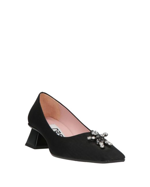 Ras Black Pumps Textile Fibers