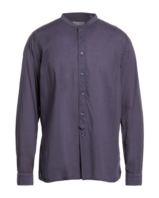 Tintoria Mattei 954 Blue Shirt Cotton for men