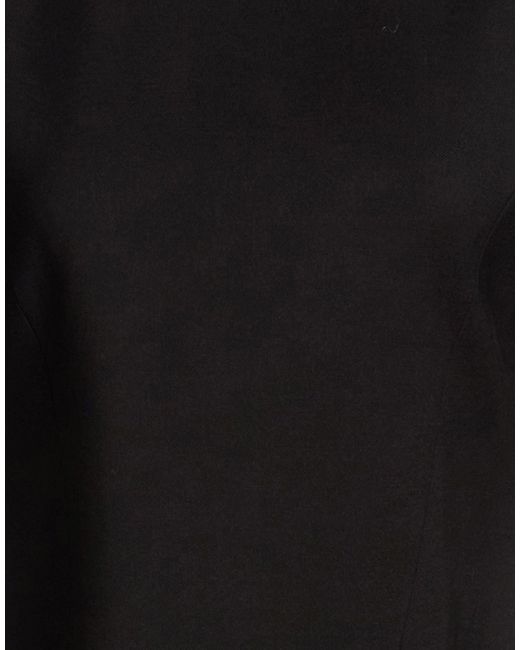 McQueen Black Mini Dress Wool, Elastane