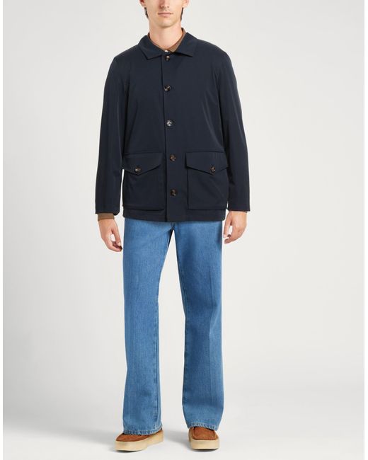 KIRED Blue Jacket Polyamide, Elastane for men