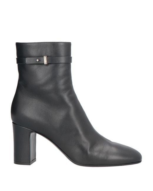Giorgio Armani Black Ankle Boots