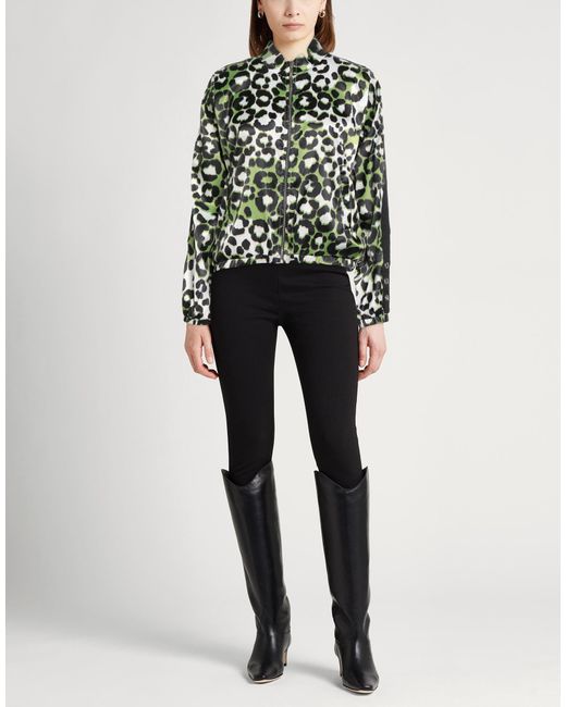 Liu Jo Black Jacket Polyester, Elastane