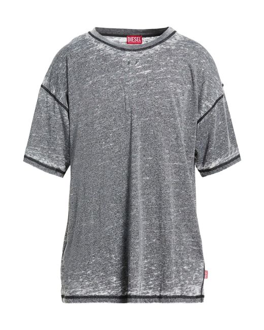 DIESEL Gray T-Shirts for men