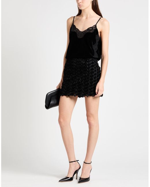 Gaelle Paris Black Mini Skirt