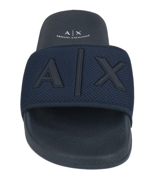 ARMANI EXCHANGE Blue Sandals for men
