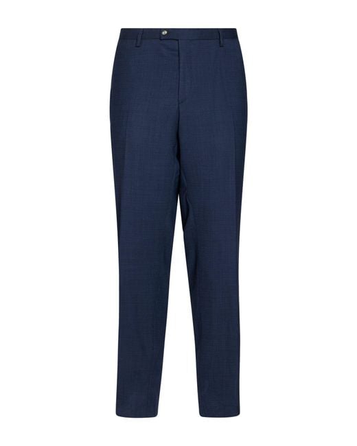 DIGEL Blue Pants Virgin Wool, Elastane for men