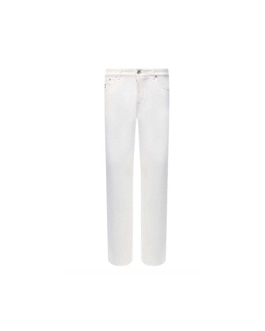 Pantaloni Jeans di Brunello Cucinelli in White da Uomo