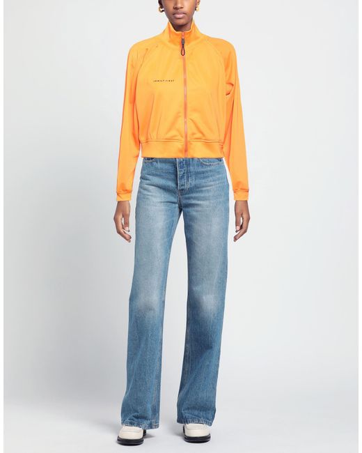 FAMILY FIRST Yellow Sweatshirt