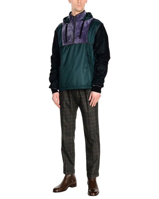 Lanvin Blue Jacket Polyester, Shearling for men
