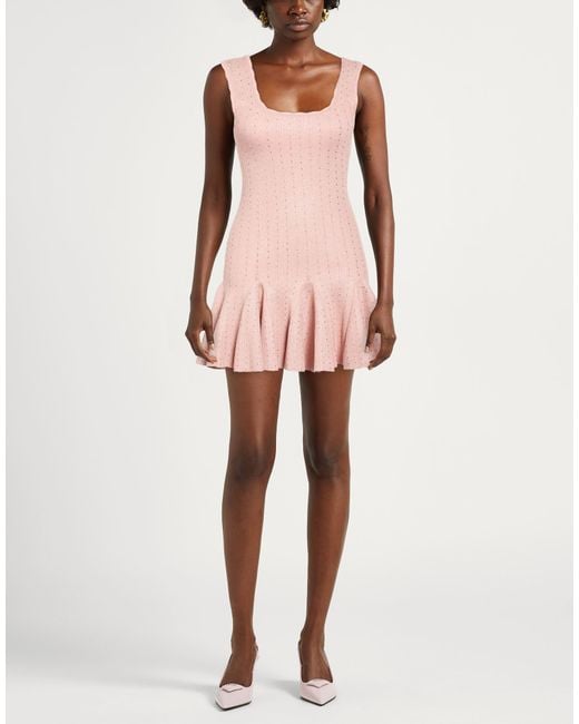 LoveShackFancy Pink Mini Dress