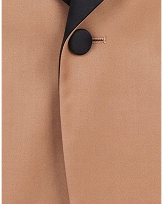 Caruso Blue Camel Blazer Wool for men