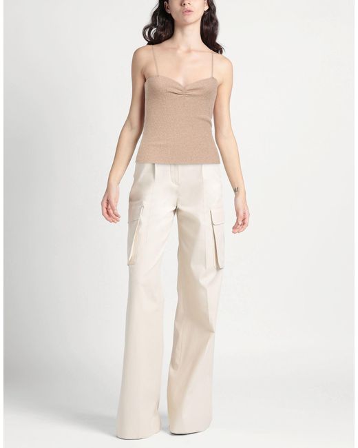 Rebel Queen Natural Top Viscose, Polyamide, Metallic Polyester