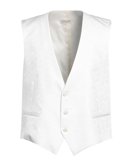 Angelo Nardelli White Waistcoat for men