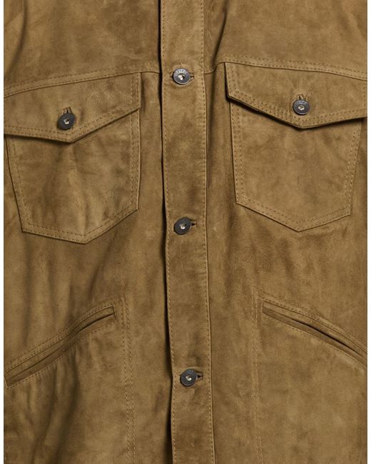 Drykorn Green Jacket Leather for men