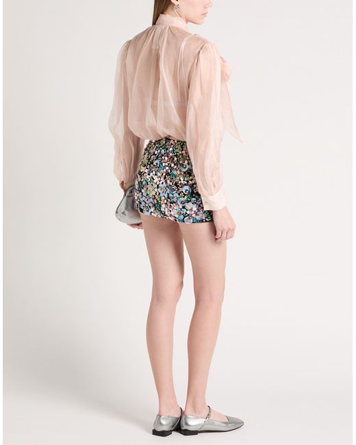 Valentino Garavani Black Shorts & Bermuda Shorts Virgin Wool, Silk, Polyethylene