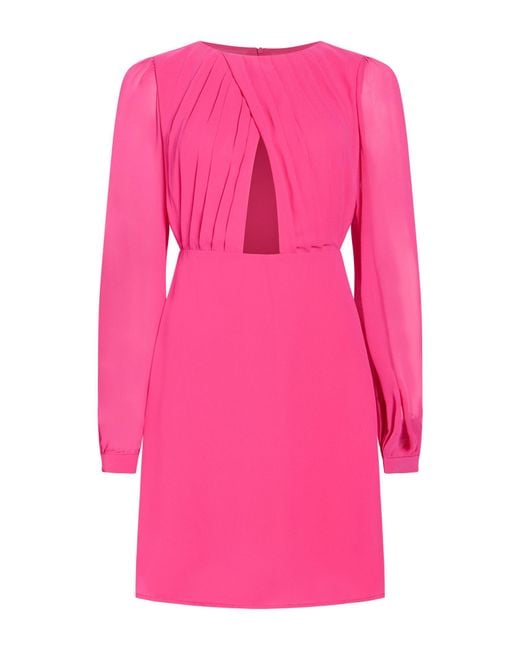 Rebel Queen Pink Mini Dress Polyester