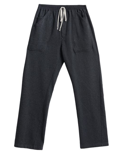 Rick Owens Blue Steel Pants Cotton for men