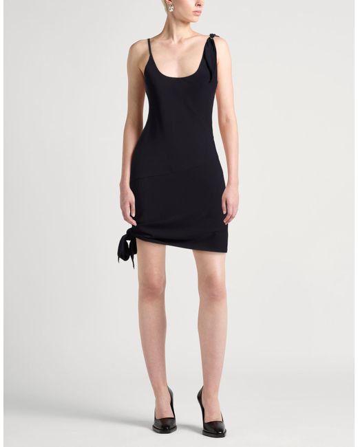Courreges Black Mini Dress Polyester