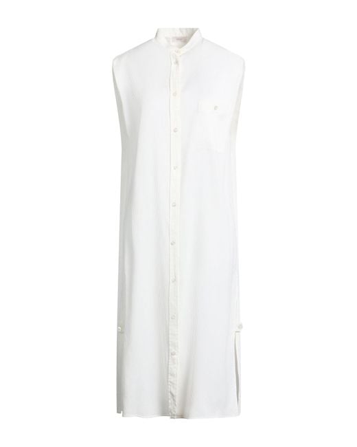 Agnona White Midi Dresses