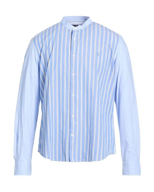 Harmont & Blaine Blue Shirt Cotton for men