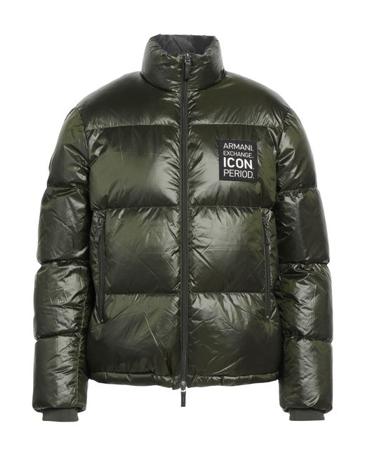 ARMANI EXCHANGE Green Puffer for men
