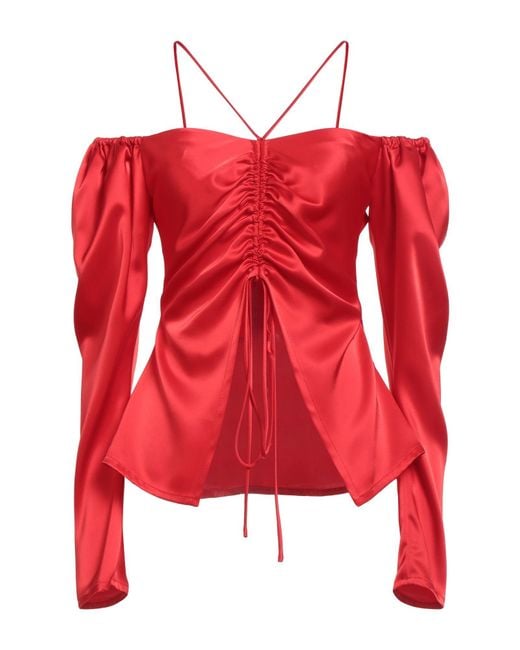 David Koma Red Top