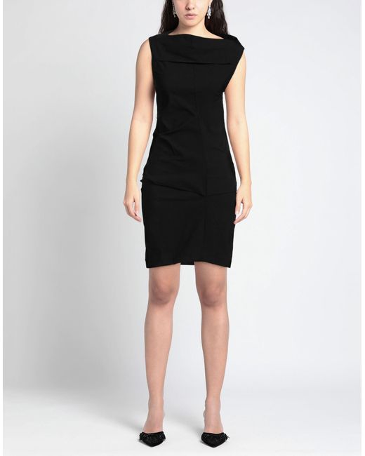Peperosa Black Mini Dress