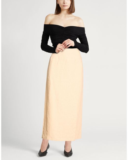 Eleventy Natural Maxi Skirt