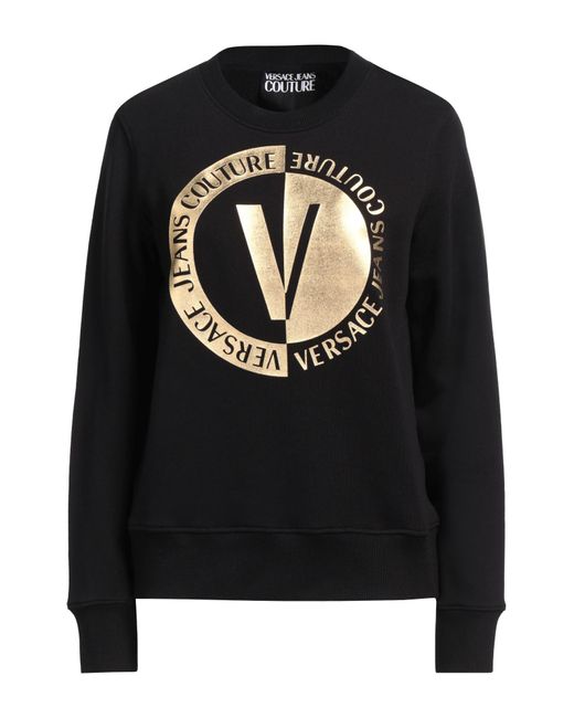 Versace Black Sweatshirt Cotton