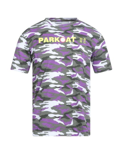 Parkoat Blue Military T-Shirt Cotton for men
