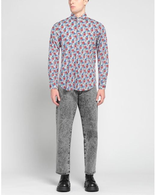 Fedeli Blue Shirt for men
